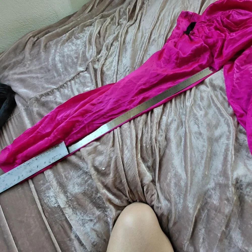Hot Pink Bloomer Pants Circus Festival Satin One Size Largeish